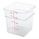 Boîte de conservation alimentaire carrée Camsquares® de Cambro en polycarbonate 3,8 L